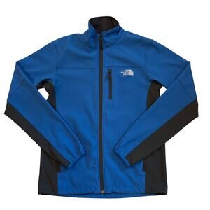 The North Face Jacket Mens Size Small Blue Apex Light Pneumatic Softshell *FLAW*